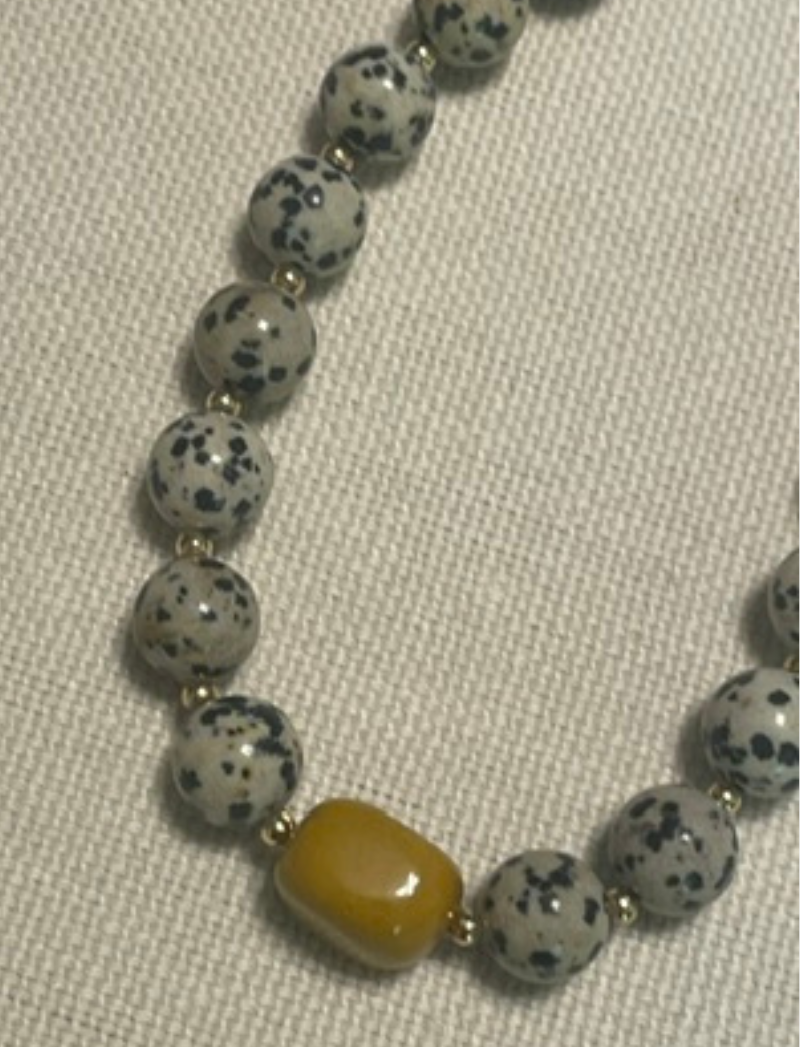 Spotted Jasper Sunshine Necklace