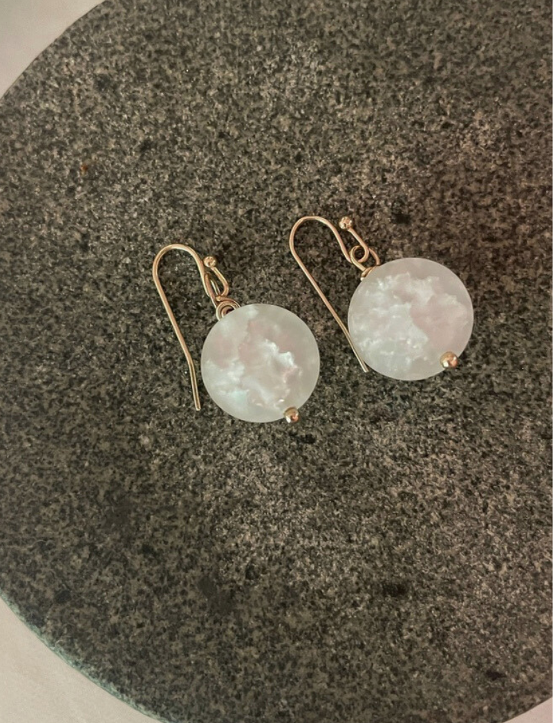 Crackled Quartz Earrings