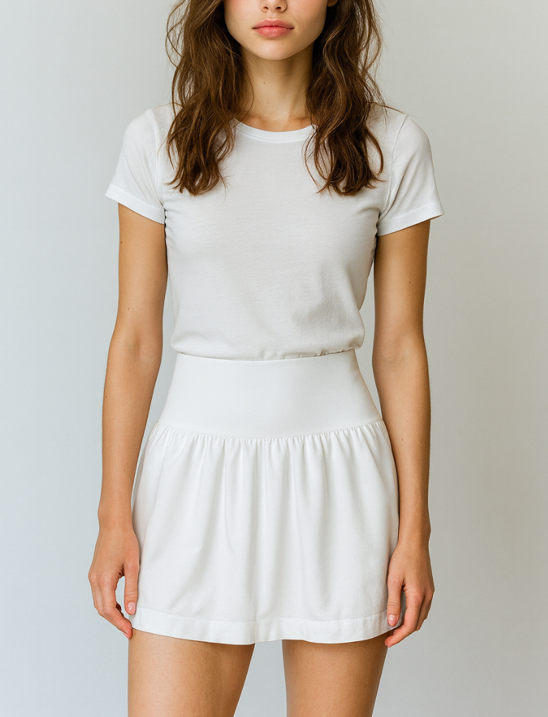 Court Skort - White
