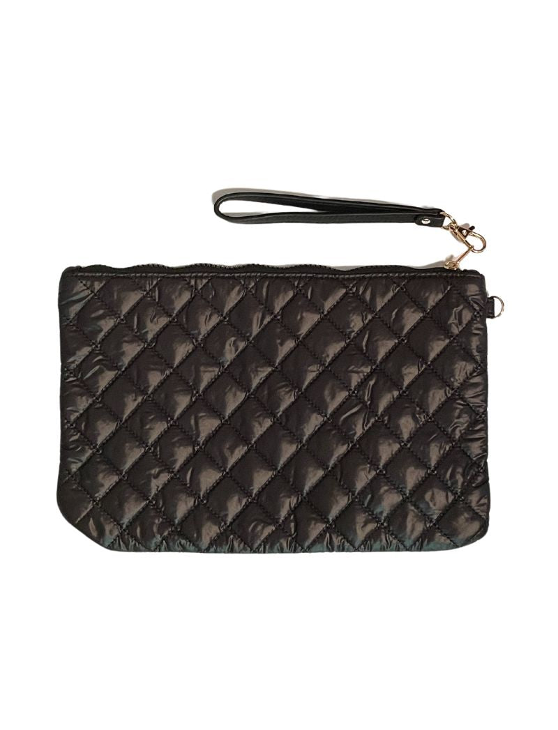 Ace Quilted Nylon Shoulder Bag